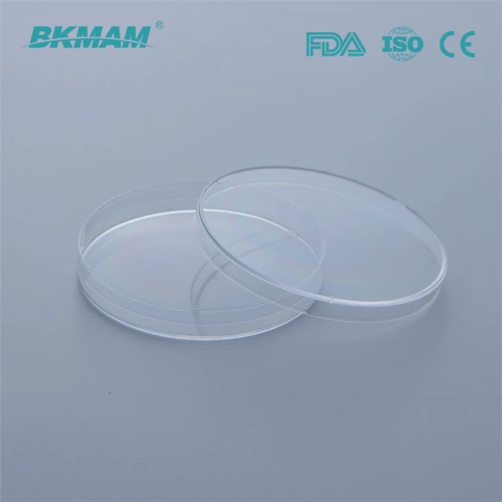 90mm/100mm/120mm/150mm High Transparent PS Sterile Petri Dishes