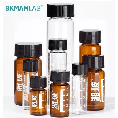 زجاجة حقن زجاجية علمية مختبرية